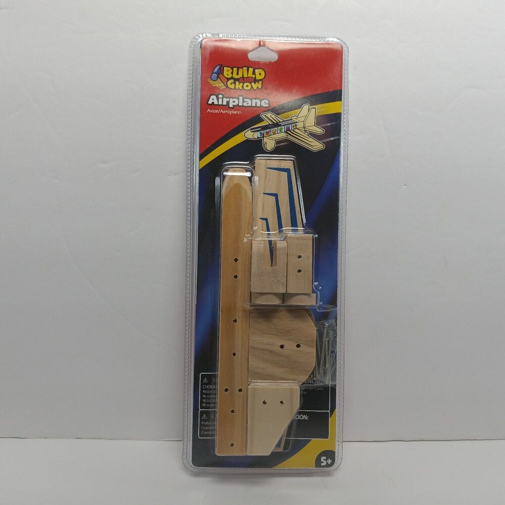 Lowe's 2010 Build & Grow Wooden Airplane Model Building Set Ages 5+ DIY
